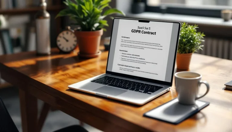 Contrat saas rgpd clauses essentielles et mod les cl s pour assurer la conformit