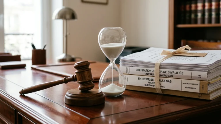 Liquidation judiciaire simplifiée : conditions et durée